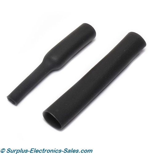 3/16"X1-1/2" Black Heat Shrink 16pc